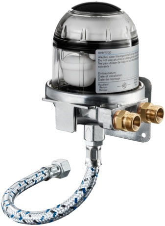 OVENTROP Toc-Uno-A Heizölentlüfter 1/4" IG x 1/4" IG mit Zubehör – automatische Entlüftung für Ölfeuerungsanlagen