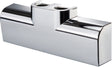 OVENTROP Design-Abdeckung für Multiblock T-RTL verchromt – Hahnblock Zubehör