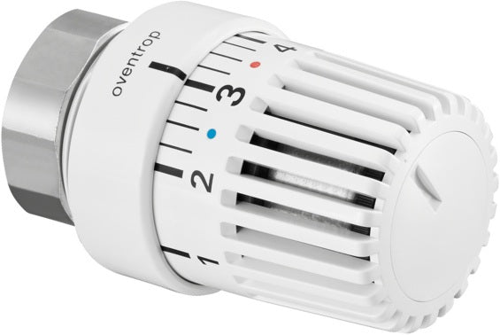 Oventrop Thermostat Uni LO 7-28 °C mit Flüssigfühler, weiß, mit Nullstellung