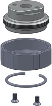 OVENTROP Anschlussset termios Pro für M30x1,5 – Adaption für marktübliche Thermostatventile