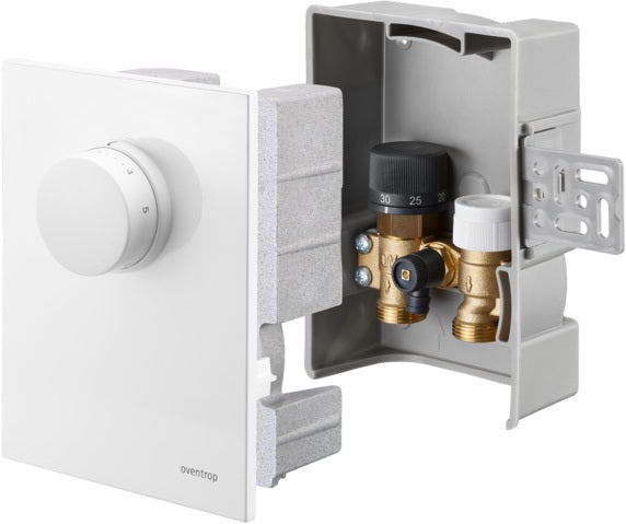 OVENTROP Unibox T-RTL Thermostat – Raum- und Rücklauftemperaturregelung, weiß