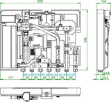 OVENTROP Regudis W-HTE Wohnungsstation – elektronisch geregelt, 12 l/min, kupfergelötet