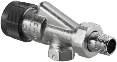 OVENTROP Thermostatventil Baureihe A M 30x1,5, Vorlauf-Axial DN 10 – vernickeltes Messing