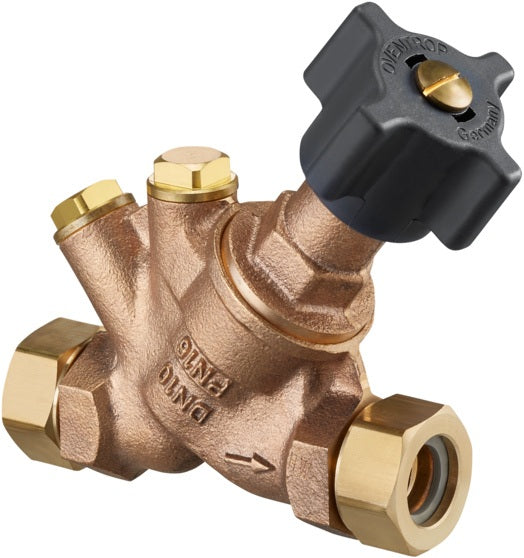 Oventrop Hydrocontrol ATR Strangabsperrventil PN 16, DN 15, 3/4" AG, Schrägsitz, Rotguss