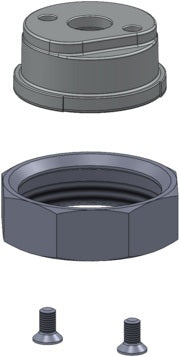 OVENTROP Anschlussset termios Pro für M30x1,5 – Adaption für marktübliche Thermostatventile