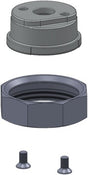 OVENTROP Anschlussset termios Pro für M30x1,5 – Adaption für marktübliche Thermostatventile