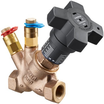 Oventrop Hydrocontrol VTR Strangregulierventil PN 25 DN 10 Rotguss mit 2 Messventilen