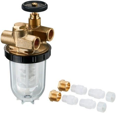 OVENTROP OV Zweistrangfilter-Set Heizölfilter DN 10 PN 6 mit Oilpur Filterelement