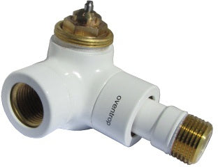 OVENTROP Thermostatventil Baureihe E Winkel-Eck links DN 15 1/2Z PN 10 anthrazit