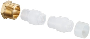 OVENTROP Ofix-Oil Klemmringverschraubung 2-fach Kunststoff, Exportmodell 8 mm