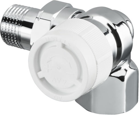 OVENTROP Thermostatventil CV 9 M 30x1,5 Winkel-Eck links DN 15 verchromt