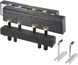 OVENTROP HydroFixx Hydraulische Weiche DN 25 für 2 Heizkreise – Stahl, PN 4, mit Wärmedämmung