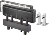 OVENTROP HydroFixx Hydraulische Weiche DN 25 für 2 Heizkreise – Stahl, PN 4, mit Wärmedämmung