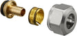 OVENTROP Ofix K Klemmringverschraubung M 24x1,5 – 2-fach für Kunststoffrohr 14x2 mm, metallisch dichtend