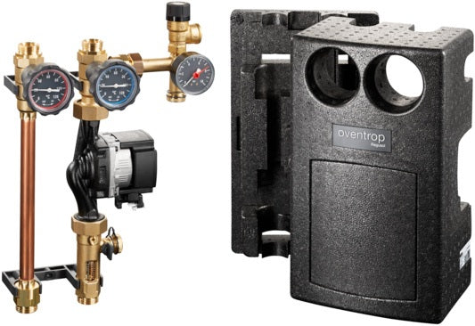 Oventrop Regusol SH-130 DN 20 Übergabestation mit Grundfos UPM3 Solar 25-75 PWM Pumpe