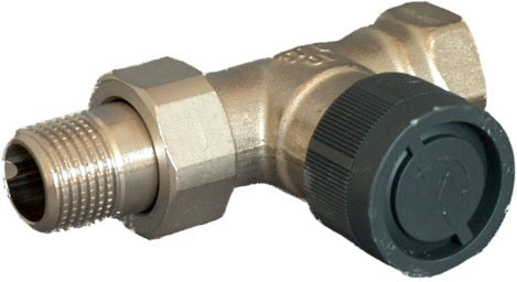 Oventrop Thermostatventil Baureihe A M 30x1,5, DN 10, R 3/8Z – Durchgang, Messing vernickelt