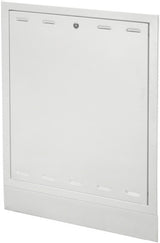 OVENTROP OV Ersatz-Set für Unterputzschrank 1344596 – mit Tür, Rahmen und Estrichblende, weiß