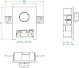 OVENTROP Unibox T-RTL Thermostat – Raum- und Rücklauftemperaturregelung, weiß