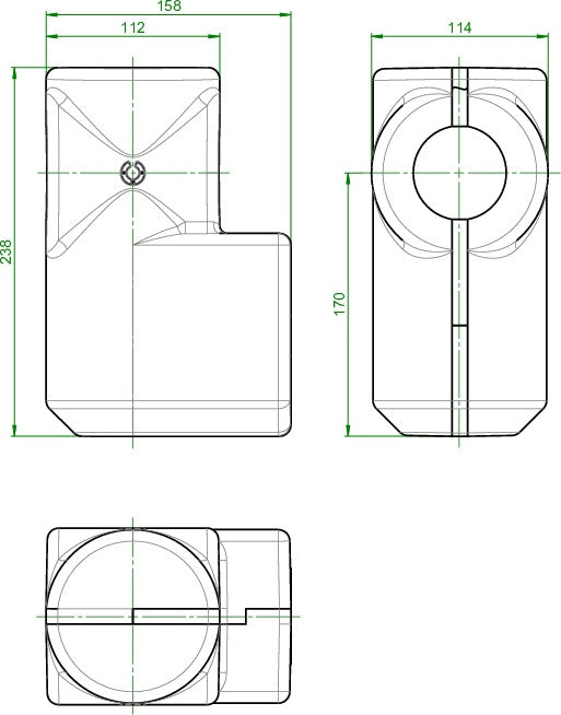 OVENTROP Wärmedämmschale DN 20/DN 25 für Schlammabscheider – Horizontale Einbaulage, EPP, B2
