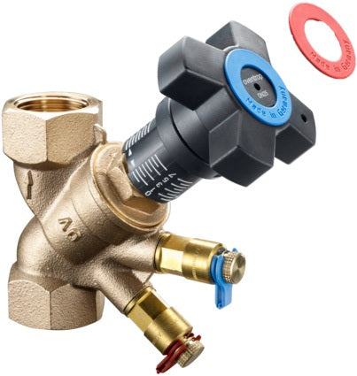 Oventrop Hydrocontrol VTR Strangregulierventil PN 25 DN 10 Rotguss mit 2 Messventilen