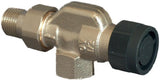 OVENTROP Thermostatventil Baureihe A M 30x1,5, Vorlauf-Axial DN 10 – vernickeltes Messing