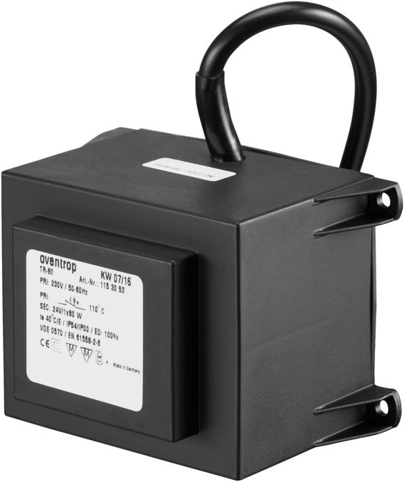 Oventrop OV Transformator TR-80 f DynaTemp – 230 V AC auf 24 V AC, 80 VA