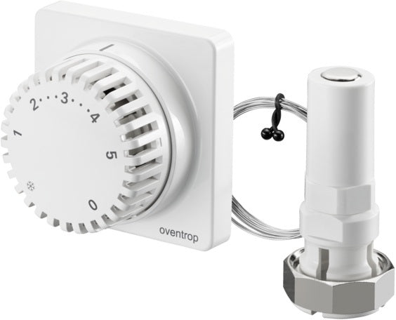 OVENTROP Thermostat Uni FD mit Fernverstellung, weiß, Kapillarrohr 2000 mm, mit Nullstellung