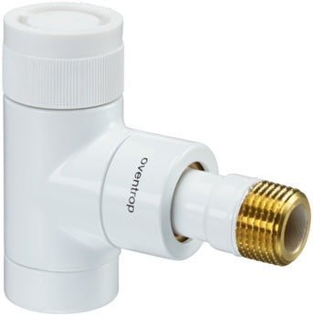 Oventrop Thermostatventil Baureihe E Eck DN 15 1/2 Zoll PN 10 anthrazit – voreinstellbar