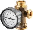Oventrop Regusol Pumpenkugelhahn DN 25 mit Sperrventil – Messing, PN 10, bis Baujahr 2015