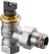 OVENTROP Thermostatventil AQ Eck DN 15 selbstdichtend mit stufenloser Voreinstellung