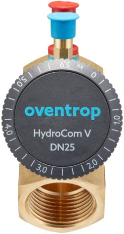 Oventrop HydroCom V Strangregulierventil PN 16 DN 15, 1/2 Zoll IG – Hydraulischer Abgleich