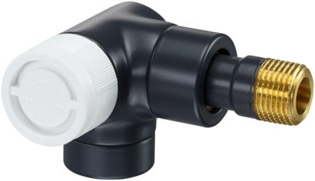 OVENTROP Thermostatventil Baureihe E Winkel-Eck links DN 15 1/2Z PN 10 anthrazit