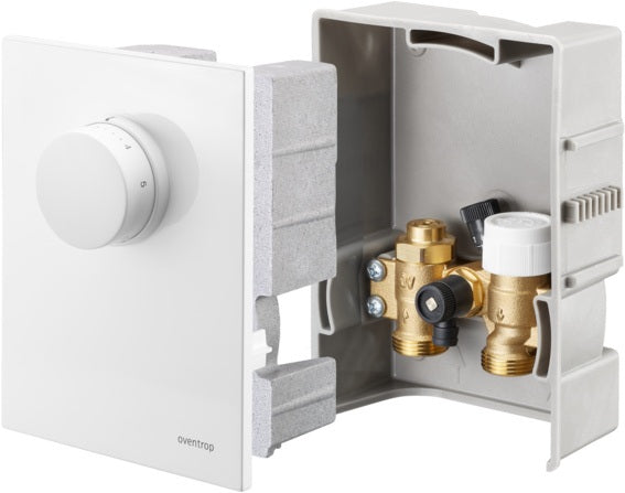 OVENTROP Unibox E BV Bypass – Raumtemperaturregler für Fußbodenheizung, weiß