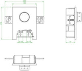 OVENTROP Unibox TQ-RTL Thermostat – Fußbodenheizung Regelung mit Q-Tech & Rücklauftemperaturbegrenzer, weiß