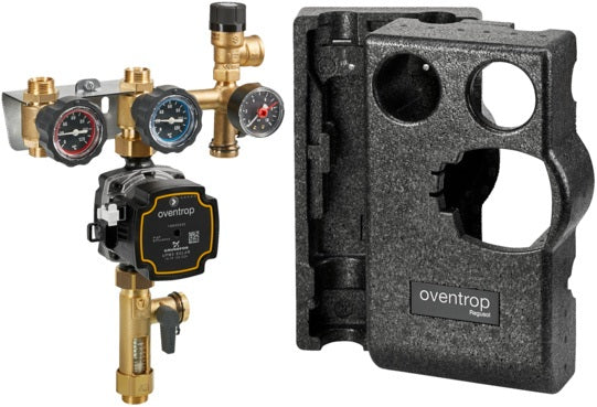 Oventrop Regusol SH-130 DN 20 Übergabestation mit Grundfos UPM3 Solar 25-75 PWM Pumpe