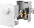 OVENTROP Unibox TQ-RTL Thermostat – Fußbodenheizung Regelung mit Q-Tech & Rücklauftemperaturbegrenzer, weiß