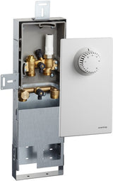 Oventrop Montagekanal für Unibox mit Absperrung, Bautiefe 57 mm, ausziehbar