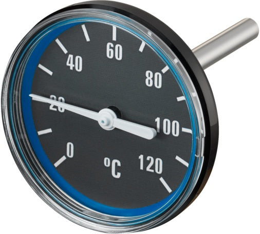 Oventrop OV Thermometer Regumat DN 25/32 blau – Präzise Temperaturüberwachung für Heizungsanlagen
