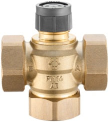 Oventrop Tri-CTZ Dreiwege-Verteil- und Mischventil PN 16 DN 15 – Messing, G 3/4, Kvs 2,4