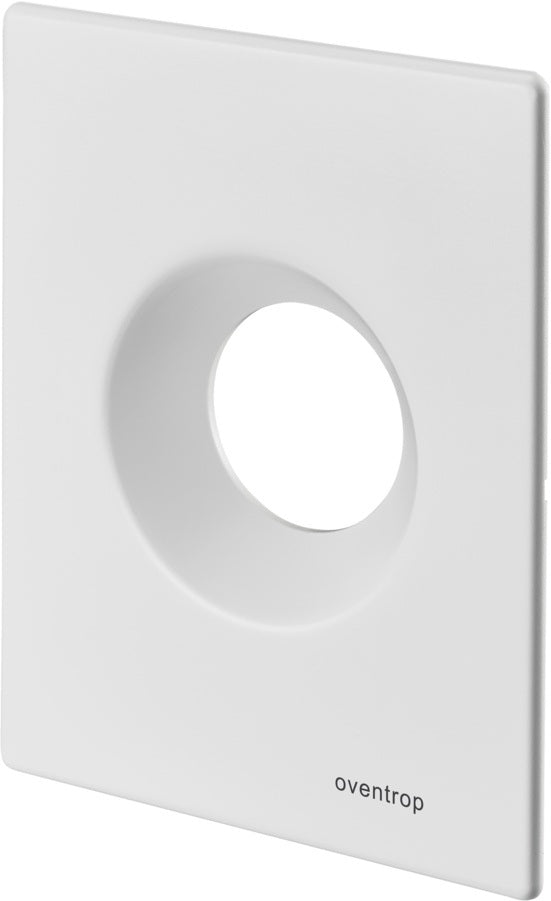 OVENTROP Abdeckplatte für Unibox RTL, T, Vario und plus – 110 mm Bautiefe, weiß