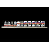 KING TONY Profi-Werkzeuge - 1/4" Steckschlüssel-Set, Zoll, Steckleiste - 11 tlg. 2011SR