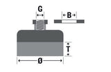 OSBORN Tellerbürste RUSTIFIL Ø130 mm M14 Siliziumkarbid Körnung 120 für Feinschliff