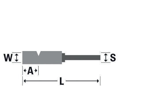 OSBORN HELITUF Innenbürste Ø10 mm – Stahldraht 0,13 mm, 3,4 mm Schaft, 89 mm