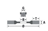 OSBORN Rundbürste 140 mm M14 Siliziumkarbid Körnung 46 RUSTIFIL