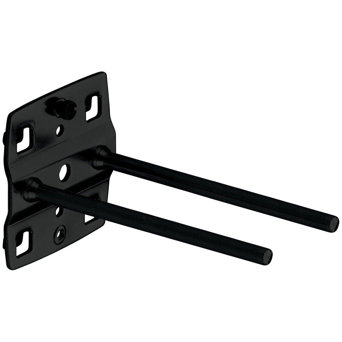 KRAFTWERK Werkzeughaken doppelt für Vierkantlochwand, gerader Dorn, 102 mm - KW-145.110.102