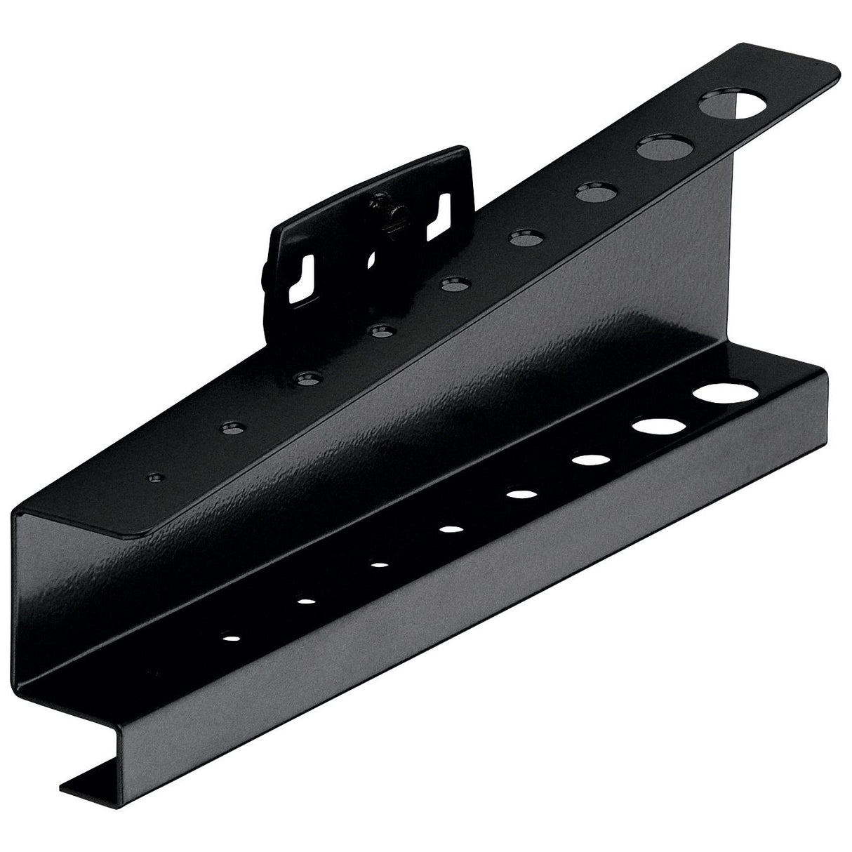 Kraftwerk Winkelstiftschlüsselhalter für Vierkantlochwand, 9 Plätze, 200 x 73 mm