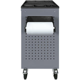 Kraftwerk Papierrollenhalter für Vierkantlochwand, H 150 x B 300 x T 220 mm