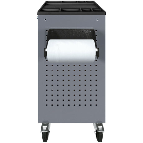 Kraftwerk Papierrollenhalter für Vierkantlochwand, H 150 x B 300 x T 220 mm