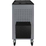 Kraftwerk Abfalleimer für Vierkantlochwand, H 300 x B 300 x T 160 mm