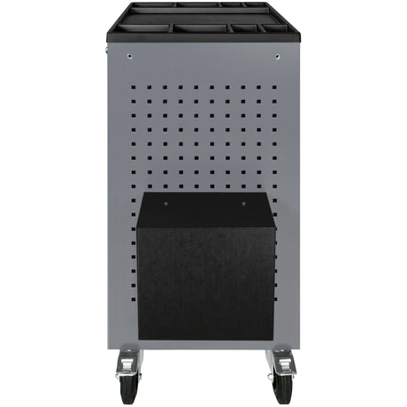 Kraftwerk Abfalleimer für Vierkantlochwand, H 300 x B 300 x T 160 mm